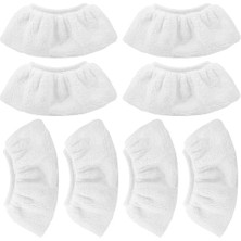 Asseds Store Keepow 8 Mikrofiber Kapak Seti Buharlı Temizleyici Aksesuarları Için Uyumlu Sc 2, Sc 3, Sc 4, Sc 5 (El Memesi Için)