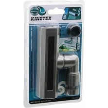 Asseds Store Gri Geniş Şelale Tasarımlı 4 Fonksiyonlu 360° Oynar Başlıklı Perlatör Musluk Ucu