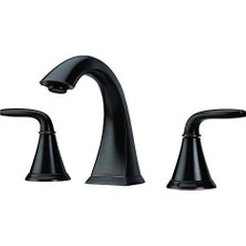 Asseds Store Pasadena Banyo Lavabo Bataryası, 8-Inç Yaygın, 2 Saplı, 3 Delikli, Bronz Kaplama, LF049PDYY