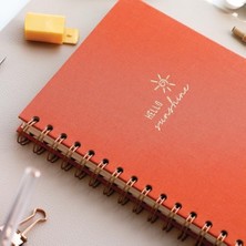 MiraLive A5 Spiralli Sert Kapak Noktalı Tarihsiz Not Defteri