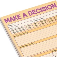 Asseds Store A Decision Pad, Checklist Not Defterleri (Pastel Versiyon), 15,2 x 22,9 cm