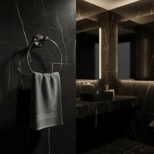 Asseds Store Yuvarlak Krom Havluluk – Duvara Monte Vidalı Metal Havlu Askısı 15×15 Cm, Parlak Krom Banyo Aksesuarı