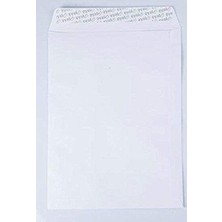Asseds Store Oyal Torba Zarf F26X35BEYAZ, 110 Gr, Silikonlu, 25'li