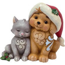 MiraLive Jim Shore Heartwood Baba Şapkalı Yavru Kedi Yavrusu 4,4 Inç 6011485