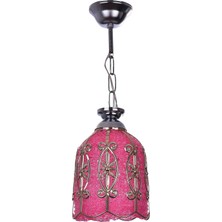 MiraLive Pembe-Gümüş Tekli Avize