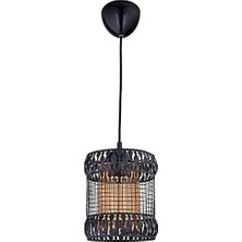 MiraLive Tekli Avize Siyah