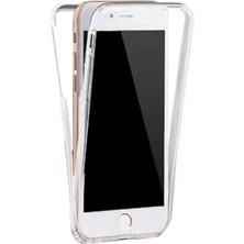 MiraLive 7 Plus 360 Derece Kılıf Şeffaf Silikon Ön Arka Kmp ile Uyumlu