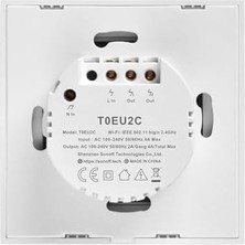 Emdeco -TX-T0EU2C-AKILLI Ev Wi-Fi Işık Anahtarı -Alexa (Yeni Versiyon)