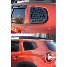 Depo Garage Dacia Duster 2018 Sonrası Tam Uyumlu Arka Kelebek Cam Izgarası Metal Koruma