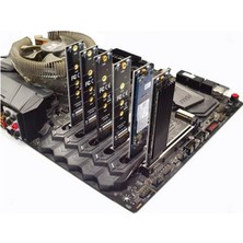 MiraLive 9143 M.2 Nvme SSD Ngff To Pcie 3.0 X1 Adaptör Pcıe Ten Pcı-E 3.0 1x Destekli Yalnızca M.2 Pcı-E M Key Ssd'yi Destekler, M.2 Sata B Key Ssd'yi Desteklemez. M Key Kart Çevirici Dönüştürücü
