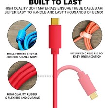 MiraLive Dj Techtools Chroma Usb-C To C - 1mt | Neon Orange