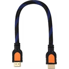 MiraLive Iki Ucu HDMI Altın Uçlu Erkek Erkek HDMI Kablosu 50 cm Ara Kablo 5036