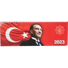 MiraLive 2023 Aj-65 12 * 33,5 Haftalık Masa AJANDASI-100. Yıl
