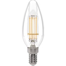 Asseds Store E14 Dim Edilebilir Filaman Lamba 4W 470LM 2700K Clear