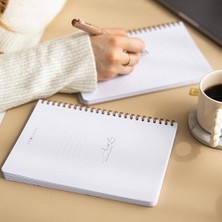 MiraLive A5 Spiralli Karton Kapak 2’li Set Çizgili Okul Defteri 80 Yaprak, Ders Programlı Galaksi