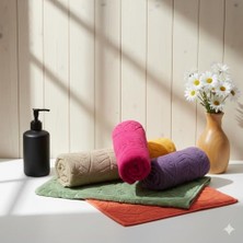 Asseds Store Leaf PREMIUM%100 Pamuk 6'lı El Havlusu Seti | 50X90 cm | Yüksek Emici, Yumuşak, Canlı Renkler | Günlük Kullanım, Misafir Havlusu Için Ideal | Hediye & Çeyizlik