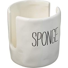 Asseds Store Mud Pie 4144000 Mutfak Tabağı Sünger Tutucu Caddy Seramik