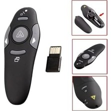 Asseds Store Lazer Sunum ve Slayt Atlama Kumandası Kablosuz Sunum Kalemi Siyah