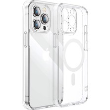 MiraLive JR-14D6 Manyetik Koruyucu Kılıf, Ip 14 Pro 6,1 Inç (15,5 Cm), Şeffaf