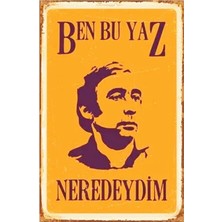 MiraLive Kuşe Kağıt Duvar Posteri Ben Bu Yaz Neredeydim Şener Şen Retro DRTR0010
