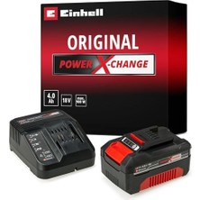 MiraLive Orijinal Akü ve Şarj Cihazı Başlangıç Kiti Power X- (Akü, Li-Ion, 18 V, 4.0 Ah Akü ve Hızlı Şarj Cihazı, Tüm Power X- Cihazları ile Uyumlu)