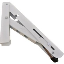 MiraLive Mandallı Katlanır Masa Ayağı 1 Çift Beyaz 30 cm