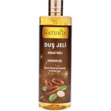 MiraLive Naturix Duş Jeli 400ML - Tüm Cilt Tipleri Için (Naturix Argan Duş Jeli 400ML - Yoğun Nem ve Besleyici Argan Yağı - Tüm Cilt Tipleri Için)