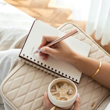 MiraLive A5 Spiralli Sert Kapak Çizgili Tarihsiz Not Defteri Koyu Yeşil