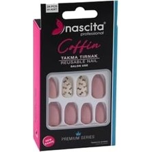 MiraLive 24'lü Coffin Renkli Takma Tırnak - 145