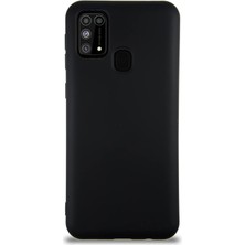 MiraLive Galaxy M31 ile Uyumlu Kapak Içi Kadife Lansman Silikon Kılıf - Siyah