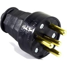 Asseds Store Sanayi Tipi Trifaze Fiş 3X25 Amper 380 Volt