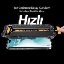 MiraLive 16 Serisi ile Uyumlu 5d Easyfit 2 Adet Kolay Uygulama Aparatlı Ekran Koruyucu Temperli Cam (16)