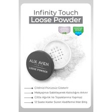 MiraLive Ipeksi Toz Pudra - Sabitleyici Etki Mat Bitiş - Loose Powder 01 Transparent