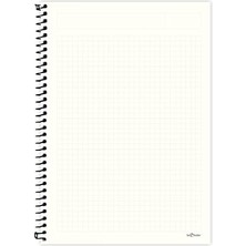 MiraLive Lé 2015075/2 Eco Sert Kapaklı, Spiralli, Sarı Kağıtlı, 200 Sayfa, Kırmızı