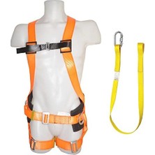 MiraLive Safeset Sfp-1 Paraşüt Tip Bel Destekli Tam Vücut Emniyet Kemeri Profesyonel