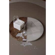 Asseds Store Süt Kutusu Tasarımlı Cam Bardak, 350 Ml, Borosilikat Dayanıklı, Kahve Bardağı