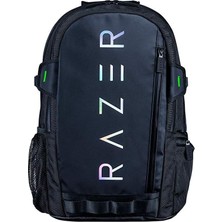 MiraLive Rogue V3 Sırt Çantası (15,6") - Kompakt Seyahat Çantası (15 Inç'e Kadar Dizüstü Bilgisayar Bölmesi, Aşınmaya Dayanıklı, Polyester Dış Kılıf) Siyah/krom