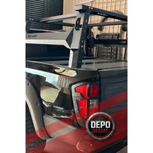 Depo Garage Isuzu D-Max Tam Uyumlu Lazer Kesim Işıklandırmalı Çadır Rollbar