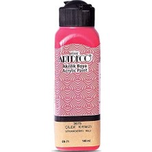 Asseds Store Akrilik Boya, 140ML, Çilek Kırmızı 3675