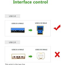 MiraLive 10372 2m USB A USB B Fişi Siyah - USB A USB B 3.0 (3.1 Gen 1), Siyah