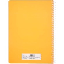 MiraLive Pruva A4 Pet Spiralli Karton Kapaklı Defter 144 Yaprak - Çizgili - Turuncu