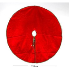 Asseds Store Yılbaşı Ağacı Örtüsü Kırmızı 120 Cm.