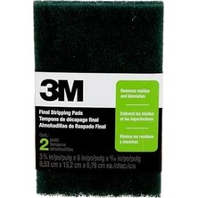 Asseds Store 3m Nihai Sıyırma Pedleri, 0 Ince, 3-3/4 Inç x 6 Inç x 5/16 Inç, 2/paket