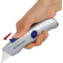 Asseds Store WP213007 Alüminyum Gövde Otomatik Geri Çekilebilir Rötuş Bıçağı