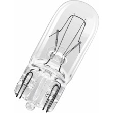Bosch 12V 5W W5W T10 Dipsiz Ampul 10'lu Set, Parlak ve Dayanıklı Aydınlatma