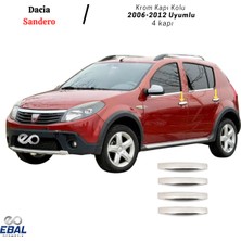 Ebal Oto Dacia Sandero Krom Kapı Kolu 4 Kapı 2006-2012 Arası P.Çelik
