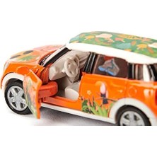 Asseds Store Siku 6507, El Işi Seti Style My Siku, Mını Countryman Summer, Oyuncak Araba, Metal/plastik, Turuncu, Kişisel Tasarım Için Çıkartma Kemeri Dahil, Açılabilir Kapılar