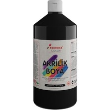 Asseds Store Siyah Akrilik Boya 1000GR