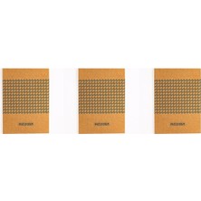 MiraLive 17X24 cm Bloknot 50 Yaprak, Çizgili 3'lü Paket