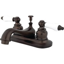 Asseds Store KB605B Lavabo Bataryası, 4 ", Yağ Ovuşturdu Bronz